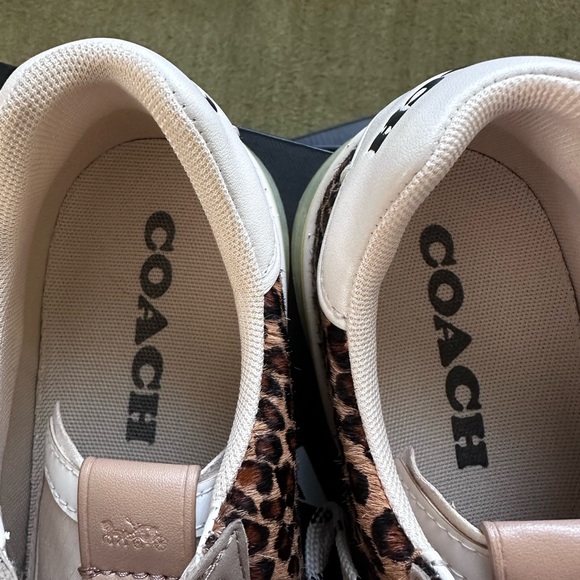 Coach Leopard Print Sneakers - Picture 4 of 5